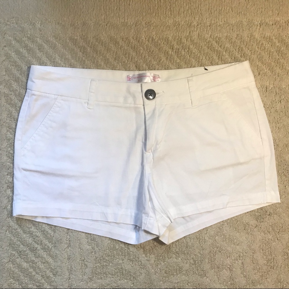 White No Boundaries Shorts